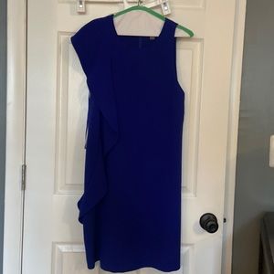 Blue shift dress